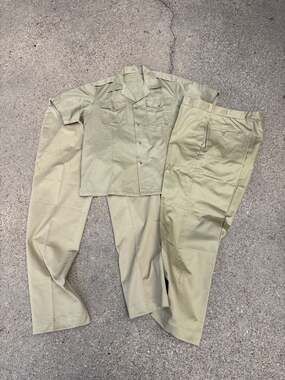 K: 5 piece set Vintage US Army Military Shirt Size large